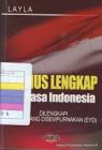 Image of kamus Lengkap bahasa indonesia Dilengkapi Ejaan yang Disempurnakan (EYD)