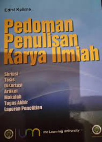Image of Pedoman Penulisan Karya Ilmiah kelima